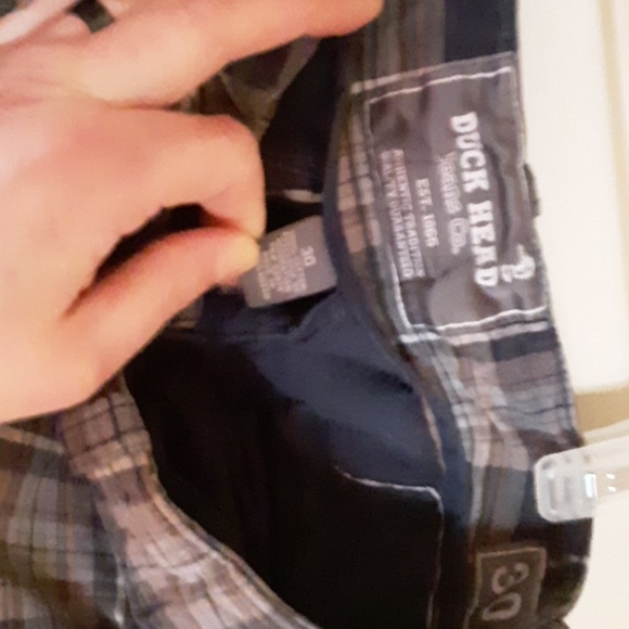 Duck Head Jean's Company  plaid cargo shorts 30 - Picture 7 of 8